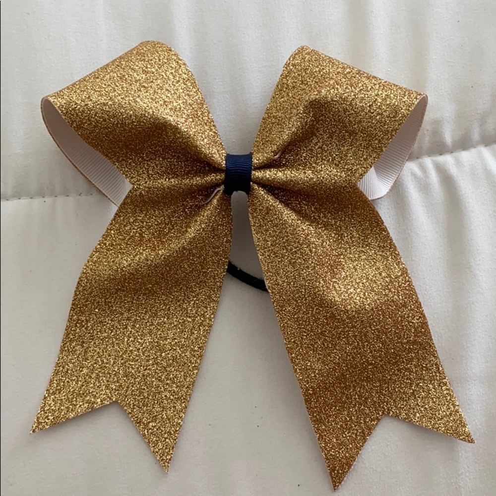 Gold Cheer bow